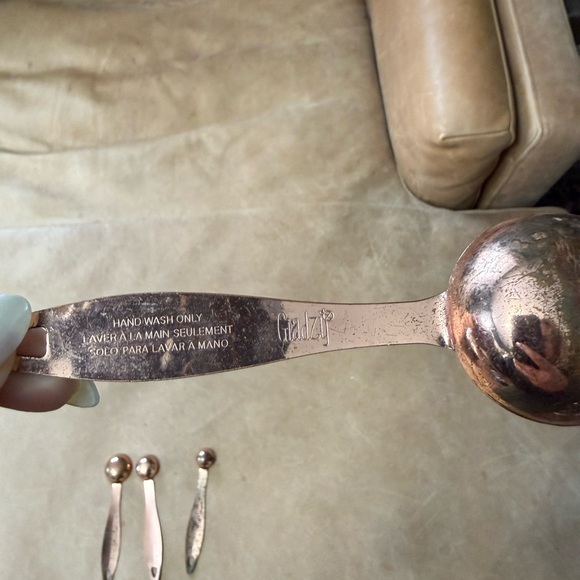 4Pc Giadzy Copper Plate Measuring Spoons - Picture 8 of 8